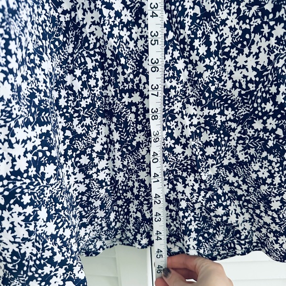 NWT A New Day Floral Dress / Navy & White / XXL - Picture 10 of 10